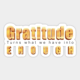 Gratitude Sticker